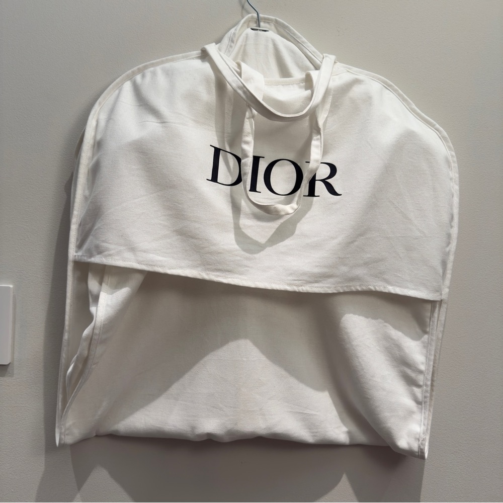 Dior Large White Garment Bag Cotton 4 Feet x 2 Feet - Picture 7 of 8